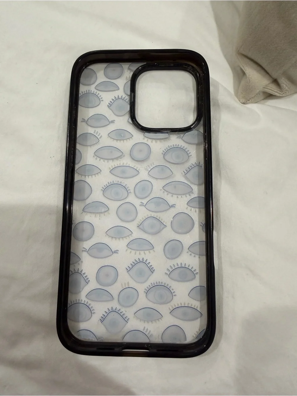 Casetify Clear Phone Case with Blue and Yellow Eye Motif - Picture 2 of 2
